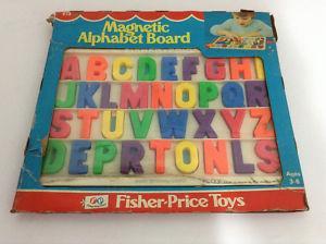 fisher price alphabet magnets